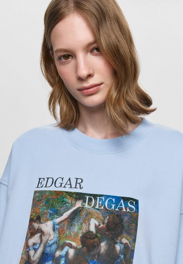 Sela Свитшот - картина Эдгар Дега " Голубые танцовщицы" - фото 5