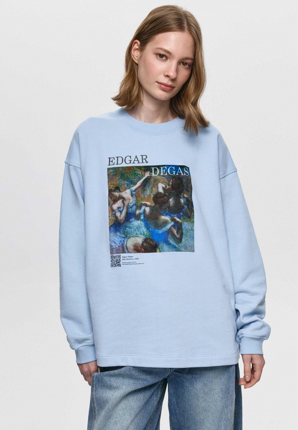 Sela Свитшот - картина Эдгар Дега " Голубые танцовщицы" - фото 1