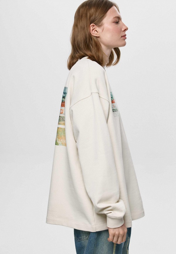 Sela Свитшот - картины Винсента ван Гога "Пейзаж в Овере после дождя (Пейзаж с повозкой и поездом)" - фото 4