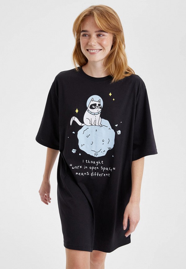 Barmariska Платье домашнее - Кот на метеорите - фото 1