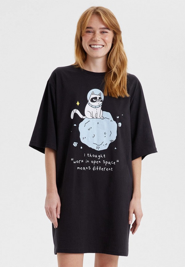Barmariska Платье домашнее - Кот на метеорите - фото 5