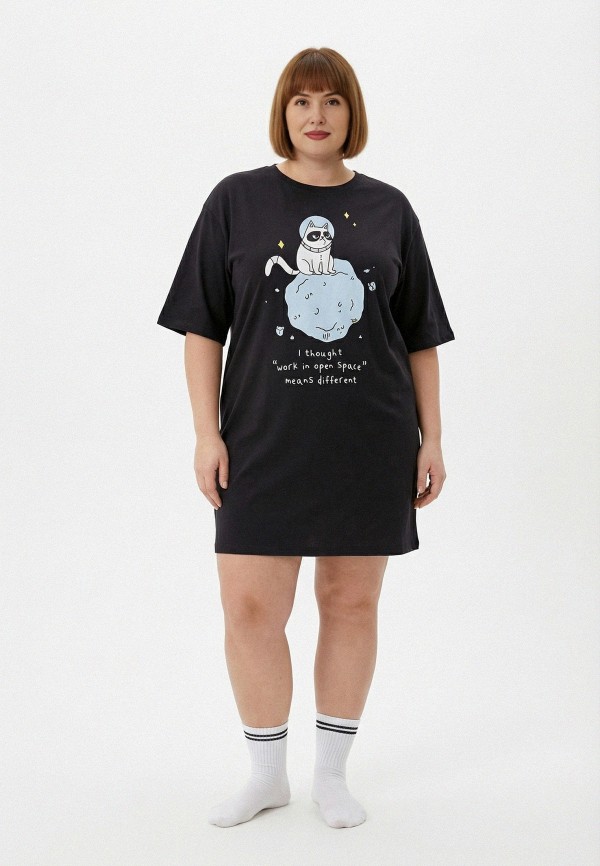 Barmariska Платье домашнее - Кот на метеорите - фото 6
