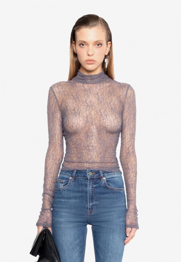 You Wanna Водолазка - из эластичного кружева - фото 1