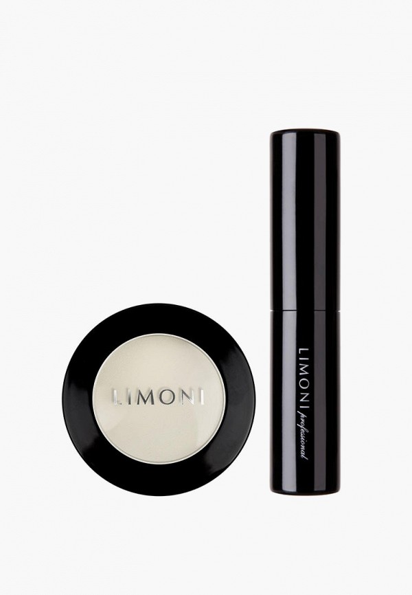 Limoni Набор косметики - Компактная матирующая пудра для лица в футляре + Кисть выдвижная скошенная для пудры, бронзера и румян № 30 - фото 5