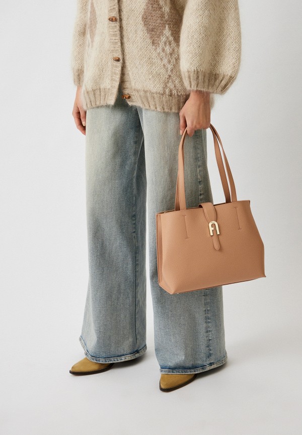 Leather Bag Furla Sofia M Tote FURLA SOFIA M TOTE Trans Fashion