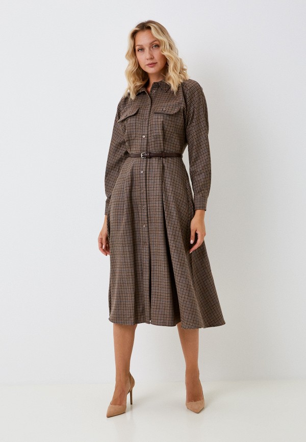 Платье Lusio, цвет: коричневый, MP002XW1CHIX — купить в интернет ...