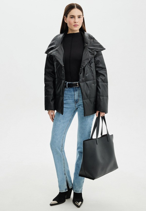Zarina Куртка кожаная утепленная - фото 2