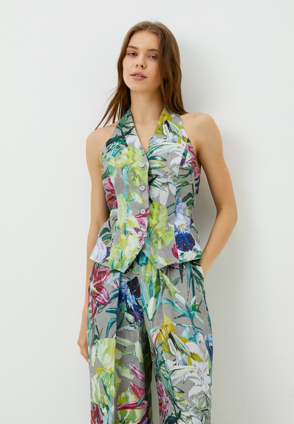 Artograph Костюм - с картиной Александры Сырбу "Летние цветы на сером" - фото 2