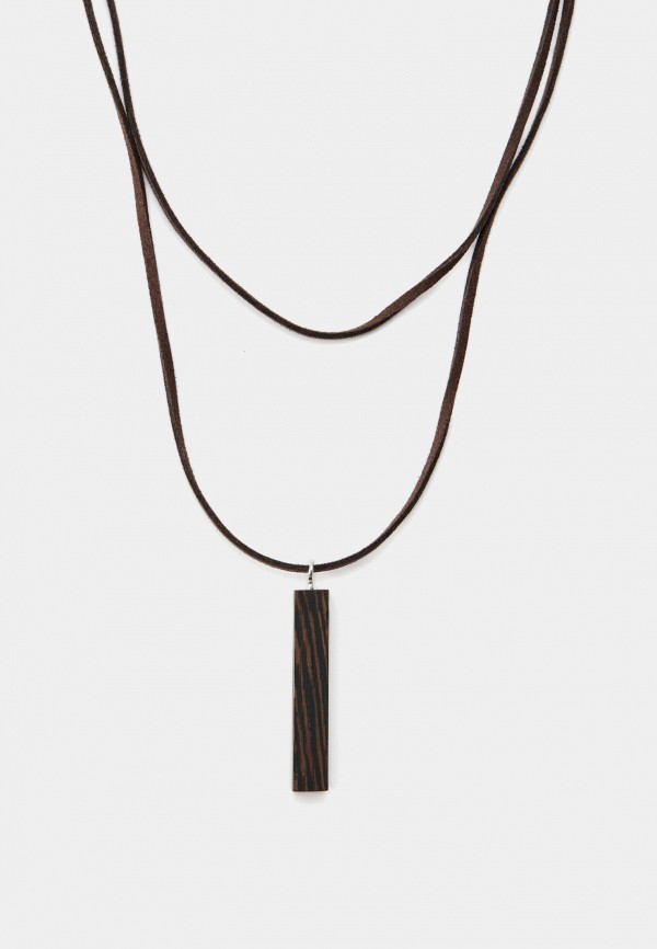 Kostochka Подвеска - Кулон "Спичка" выполнен из венге со стразой Сваровски Lamoda Online Exclusive - фото 1