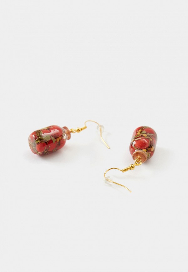 Kostochka Серьги - "Банка с помидорами маленькая" ручной работы Lamoda Online Exclusive - фото 2