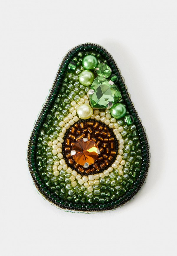 Kostochka Брошь - "Авокадо" ручной работы Lamoda Online Exclusive - фото 1