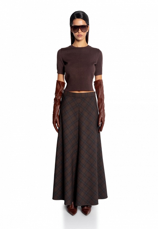 You Wanna Юбка - макси в клетку - фото 1