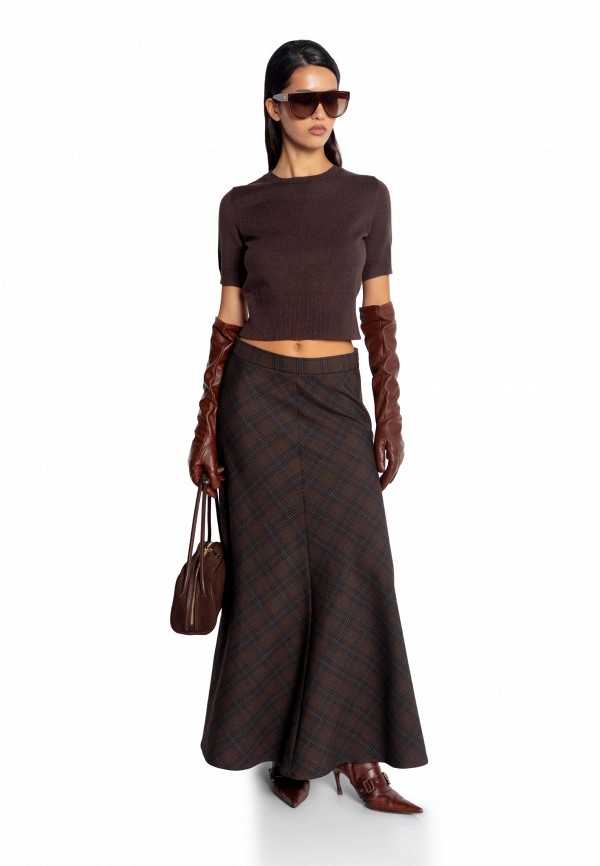 You Wanna Юбка - макси в клетку - фото 3