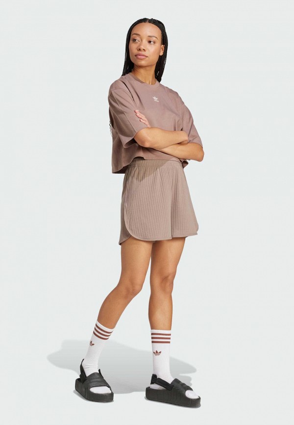 adidas Шорты спортивные - Essentials Wide Rib Sprinter - фото 2