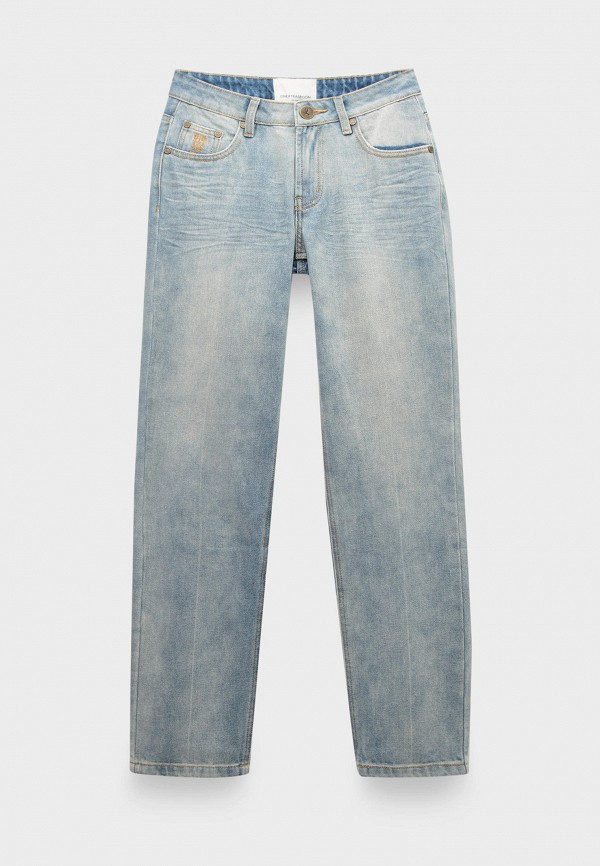 One Teaspoon Джинсы - blue malt truckers mid waist straight leg jeans blue malt - фото 1