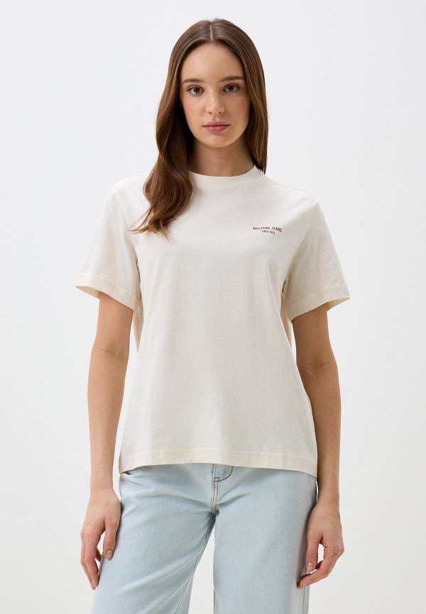 MUSTANG Damen T-Shirt „Floris“ – Lässiges Shirt Für Jeden Tag, Bequem & Stylisch