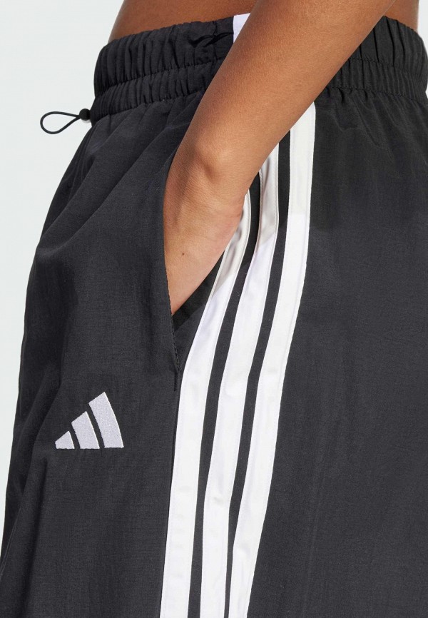 adidas Брюки спортивные - Essentials 3-Stripes Lifestyle Woven Parachute - фото 4