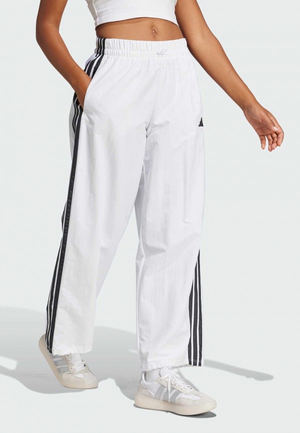 adidas Брюки спортивные - Essentials 3-Stripes Lifestyle Woven Parachute - фото 3