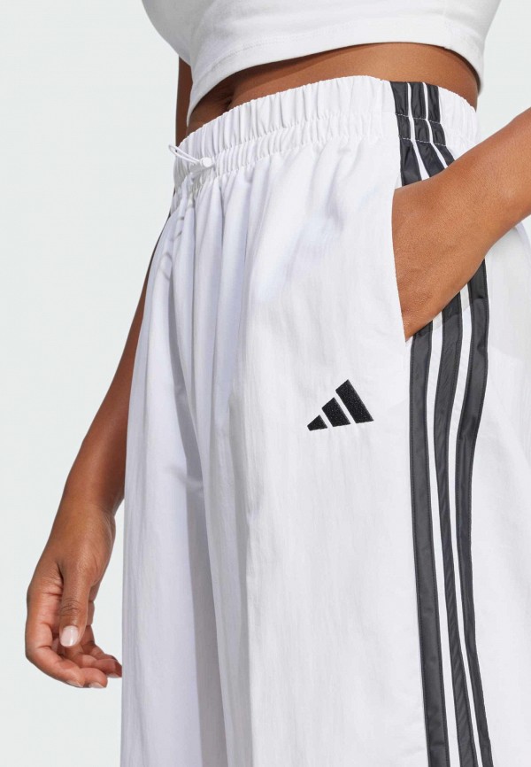 adidas Брюки спортивные - Essentials 3-Stripes Lifestyle Woven Parachute - фото 4