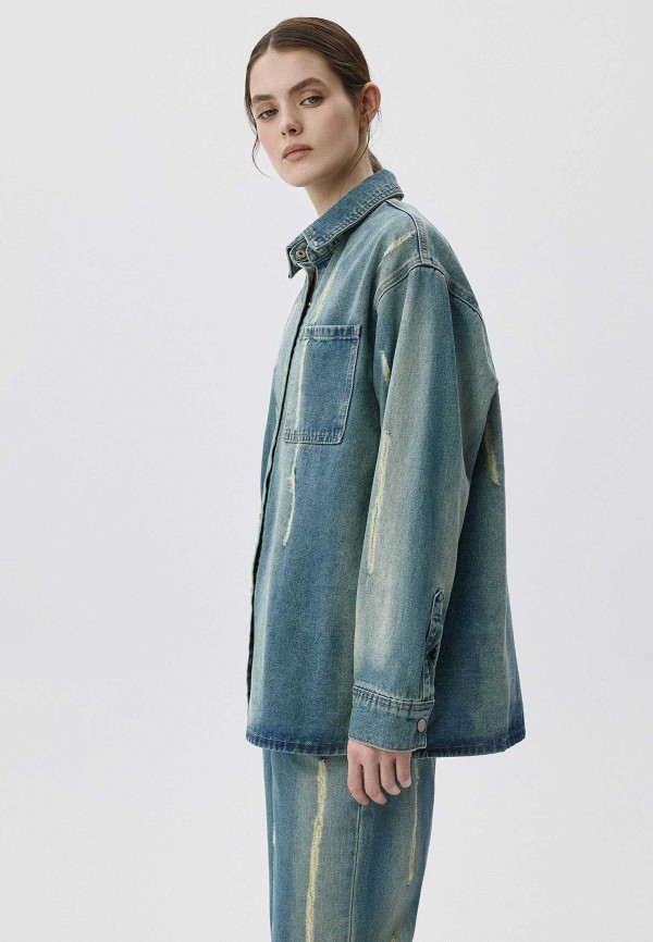 Sela Рубашка джинсовая - фото 4