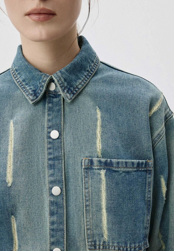 Sela Рубашка джинсовая - фото 5