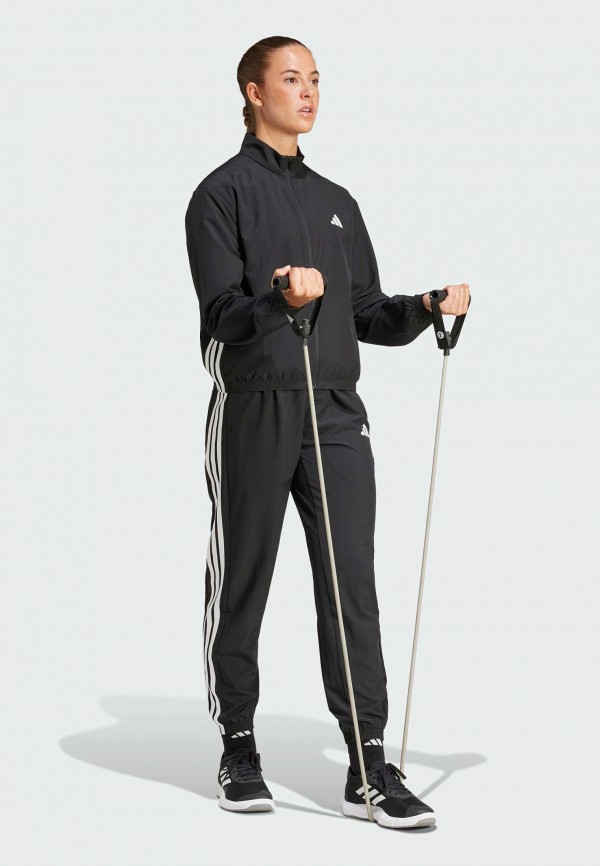 adidas Олимпийка - Train Essentials 3-Stripes Woven Warm-Up Jack - фото 2