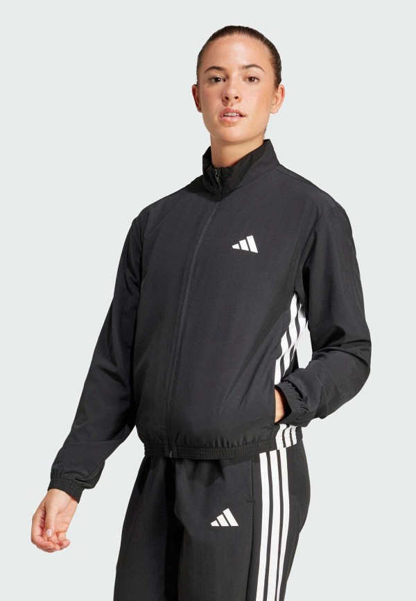 adidas Олимпийка - Train Essentials 3-Stripes Woven Warm-Up Jack - фото 1