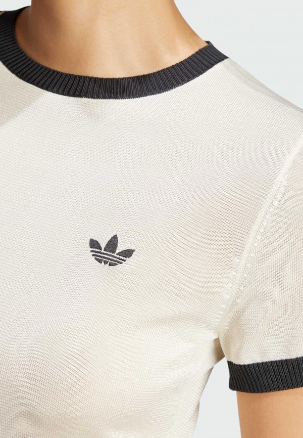 adidas Футболка - Knitted 3-Stripes Short - фото 5