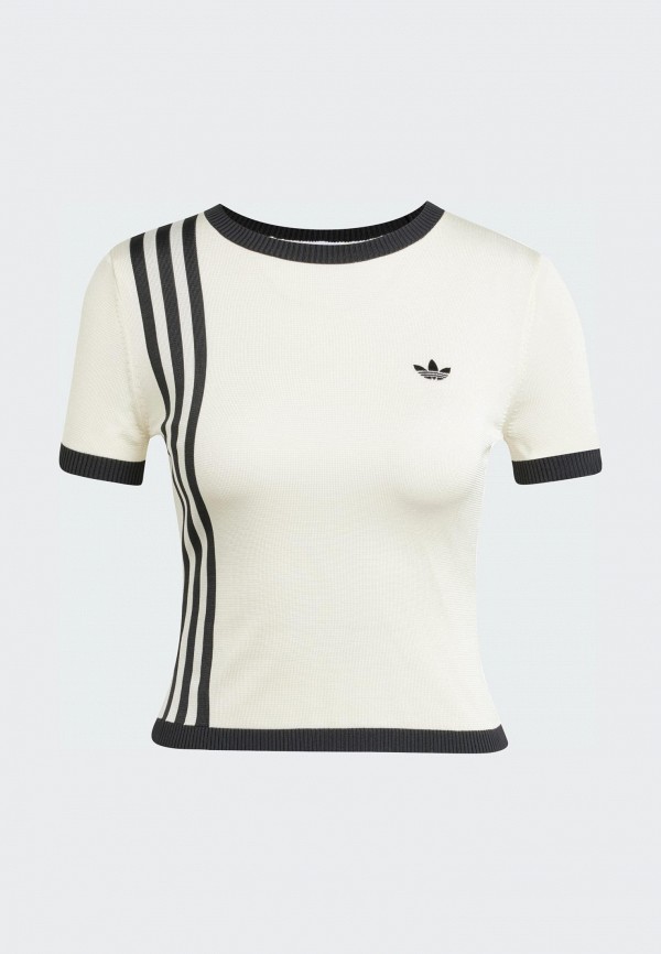 adidas Футболка - Knitted 3-Stripes Short - фото 6
