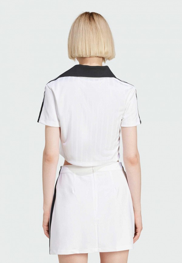 adidas Поло - Adicolor Football Jacquard V-Neck - фото 3