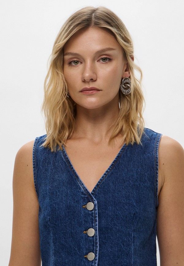 Zarina Жилет джинсовый - фото 4