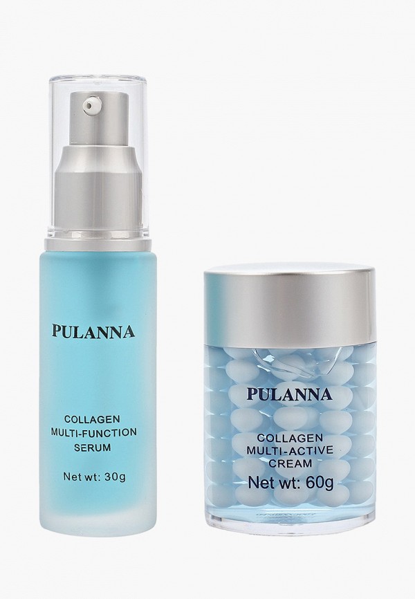 Pulanna Набор для ухода за лицом - Collagen Cosmetics Set, 60 г, 30 г - фото 1