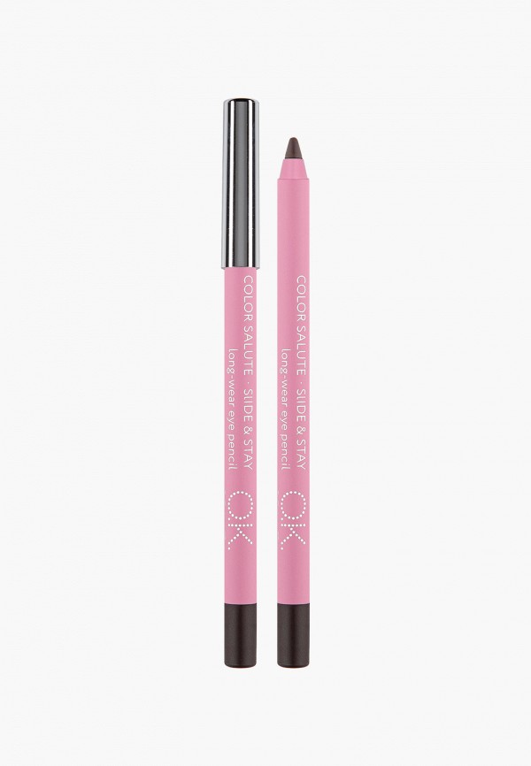 OK Beauty Карандаш для глаз классический - OK BEAUTY COLOR SALUTE SLIDE and STAY long-wear eye pencil, тон LOON - фото 1