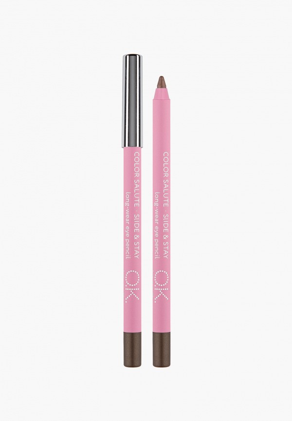 OK Beauty Карандаш для глаз классический - OK BEAUTY COLOR SALUTE SLIDE and STAY long-wear eye pencil, тон ROBIN - фото 1