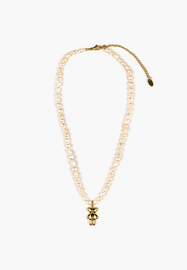 ChromeMans Колье - Жемчуг с Мишкой - фото 1