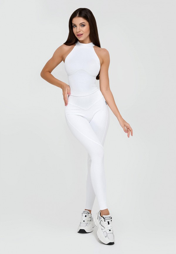 Bona Fide Леггинсы - Ribbed White - фото 2