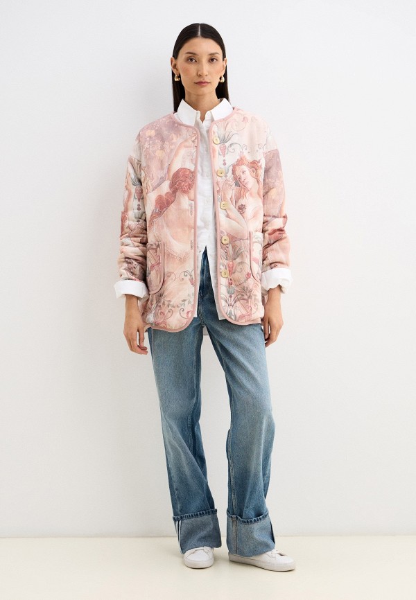 Artograph Куртка стеганая - с дизайном "Боттичелли" (коллаборация с брендом KERAMA MARAZZI) - фото 2