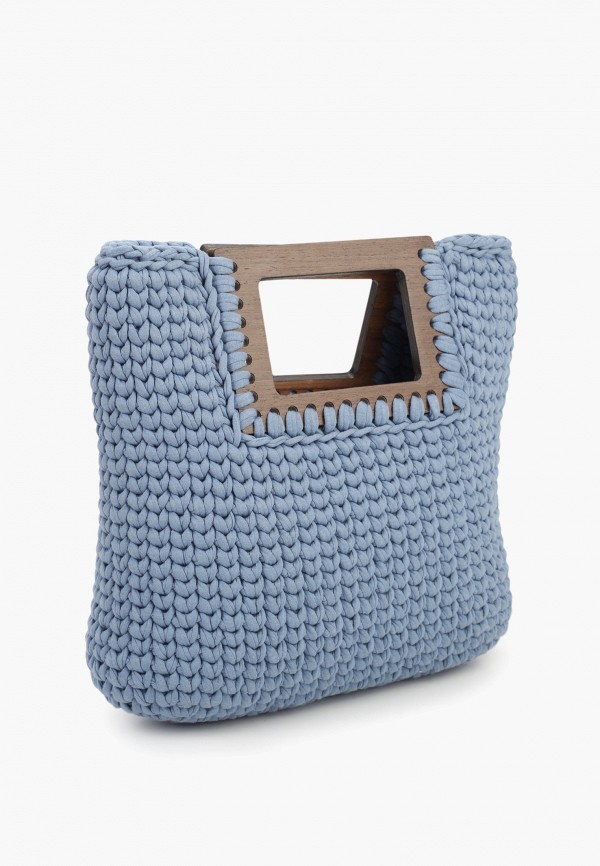 Kostochka Сумка - Сумка "MUSKARI" ручной работы с квадратными  ручками из шпона европейского ореха и венге  Lamoda Online Exclusive - фото 2