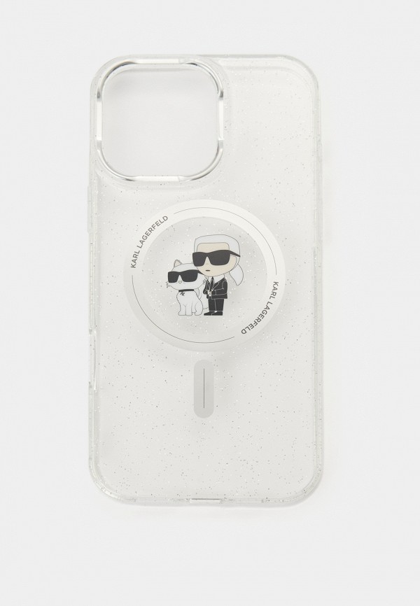 Karl Lagerfeld Чехол для iPhone - 16 Pro Max, с магнитами MagSafe - фото 1