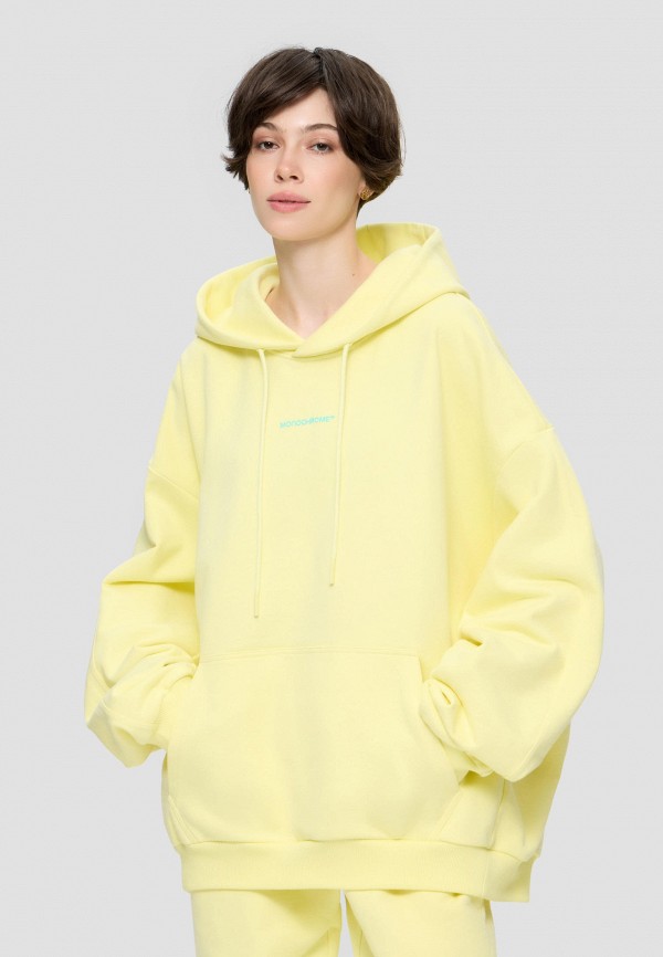 Emoticon Jewel bijou hoodie【イエロー】 Худи MONOCHROME CLASSY LEMON ICE, цвет: желтый, MP002XW1O0ON