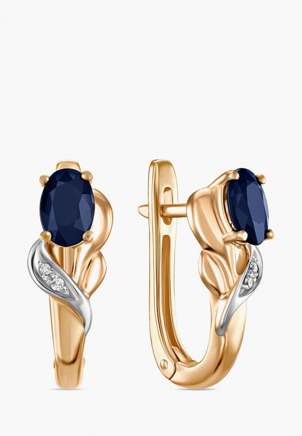 MIUZ Diamonds (Московский ювелирный завод) Серьги - фото 1