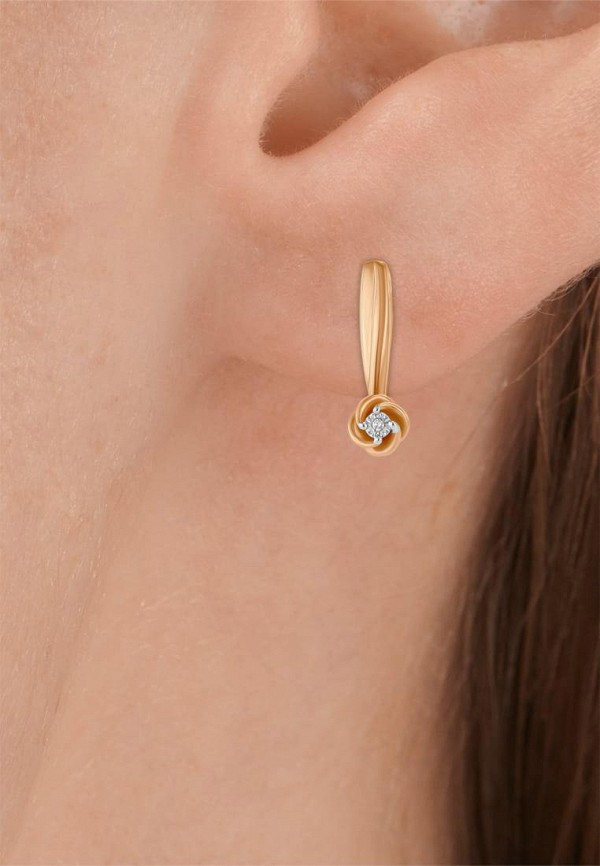 MIUZ Diamonds (Московский ювелирный завод) Серьги - фото 2