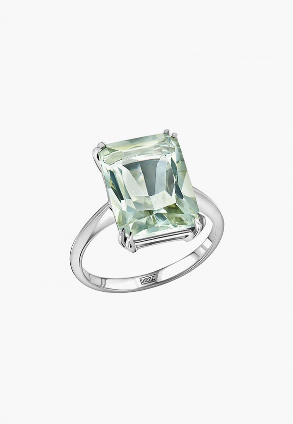 Secrets Кольцо - с зелёным аметистом изумрудной огранки - фото 1