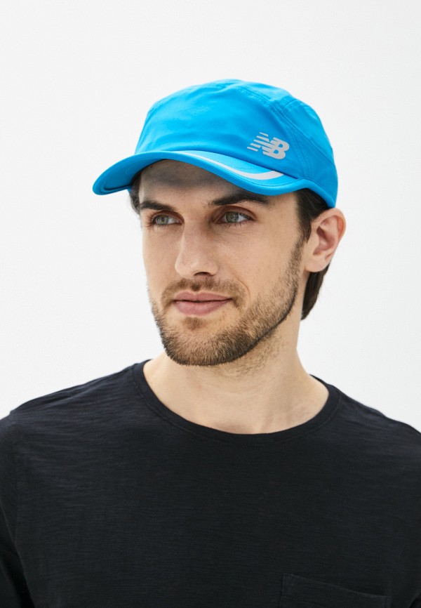 Бейсболка New Balance NB IMPACT RUNNING CAP, цвет: синий, NE007CUMSZA5 ...