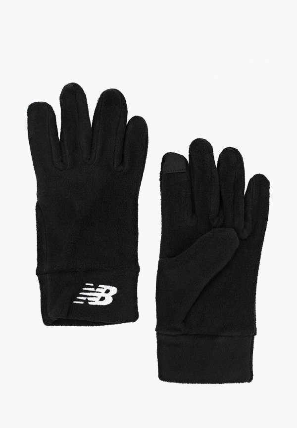Перчатки New Balance Heavy Weight Fleece Glove II, цвет: черный,  NE007DUBZGI6 — купить в интернет-магазине Lamoda