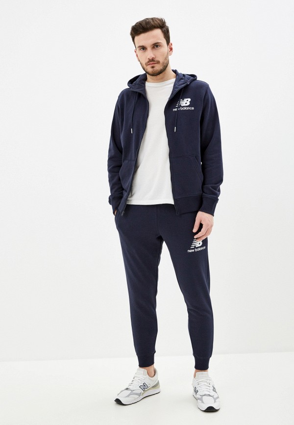 New Balance Брюки спортивные - ESSENTIALS STACKED LOGO SWEATPANT - фото 2
