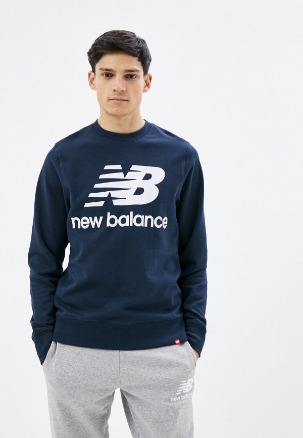 New Balance Свитшот - ESSENTIALS STACKED LOGO CREW - фото 1
