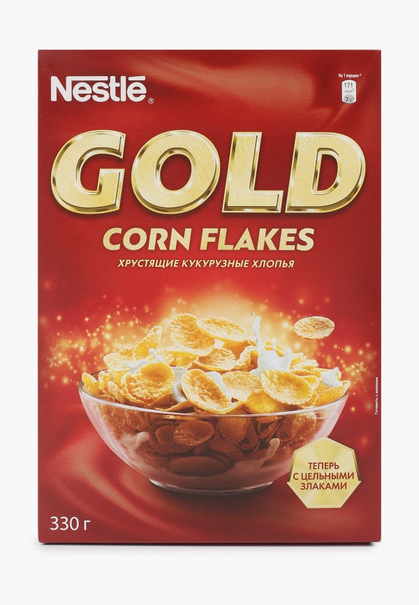 Nestle Хлопья кукурузные - Gold Corn Flakes, 330 г - фото 1