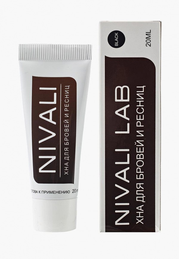 Nivali Хна для бровей - и ресниц (черная) - фото 1