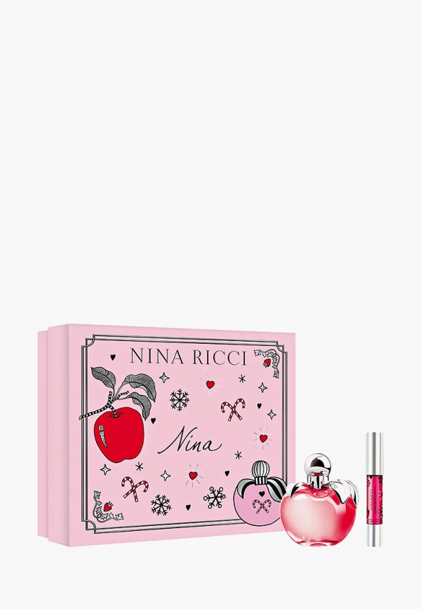 Nina Ricci Набор парфюмерный - Nina Туалетная вода 50 мл + губная помада 2,5 г - фото 1